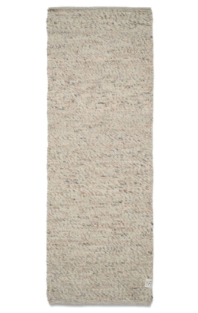 Runner Merino Wool, Natural Beige, MANY SIZE