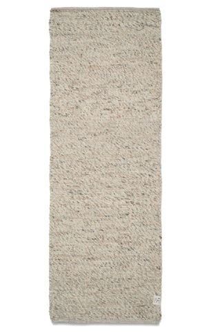 Runner Merino Wool, Natural Beige, MANY SIZE