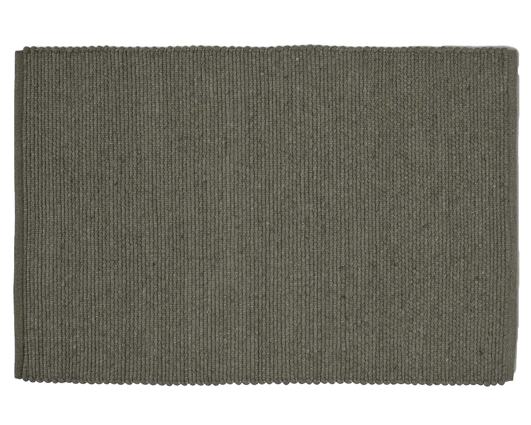 MERINO DOORMAT, WOOL, FOREST GREEN