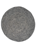 MERINO Round Wool Rug, Granit