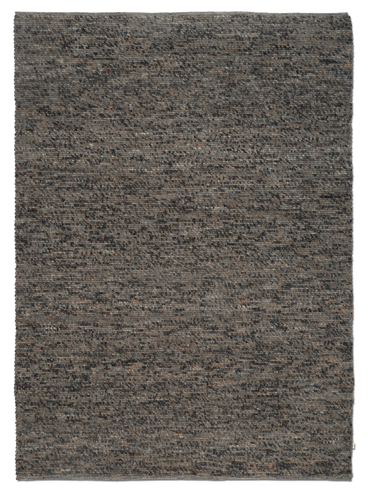 MERINO WOOL RUG, GREY MELANGE