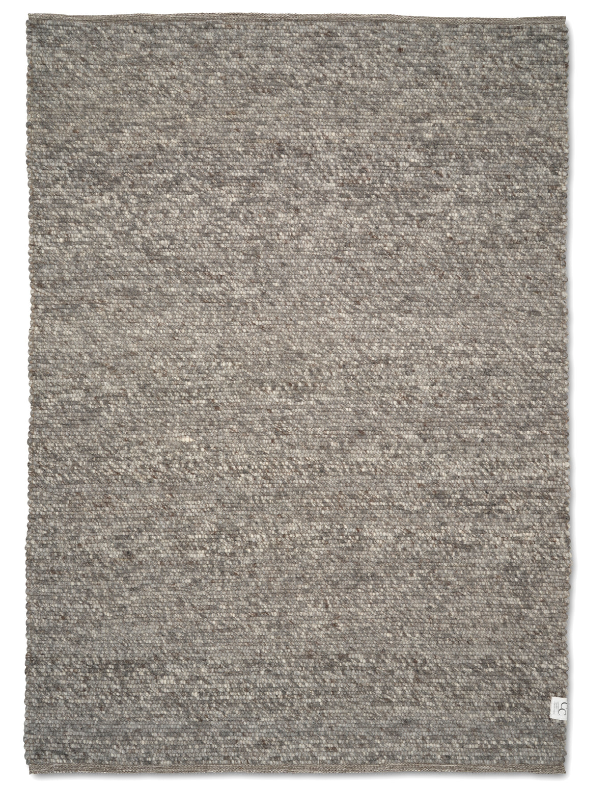 MERINO WOOL RUG, GREY