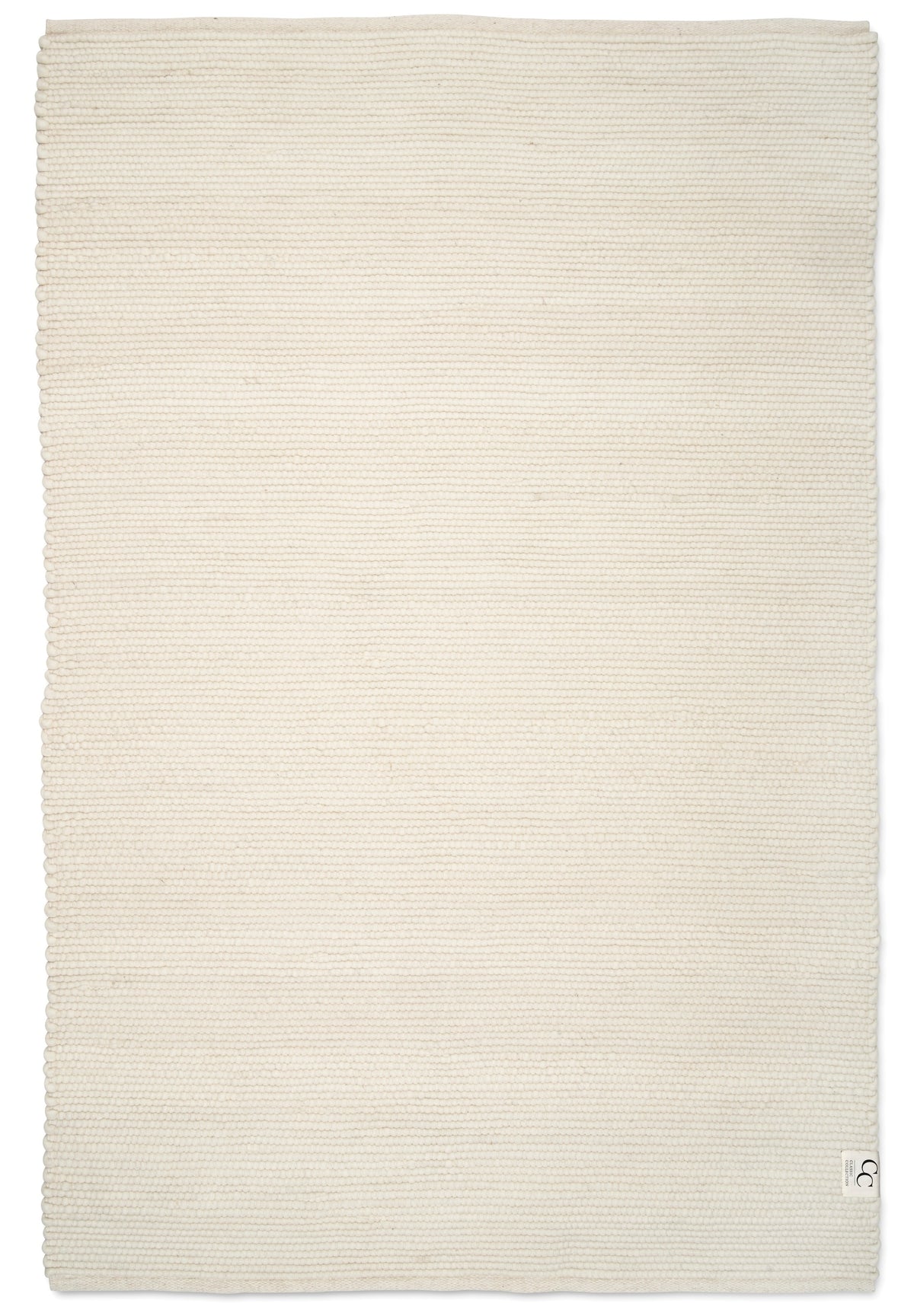 MERINO WOOL RUG, WHITE