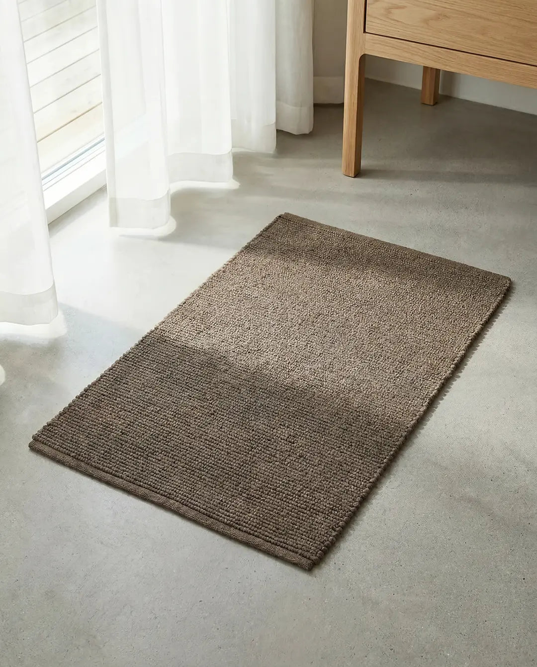 Door Mat Merino Brown
