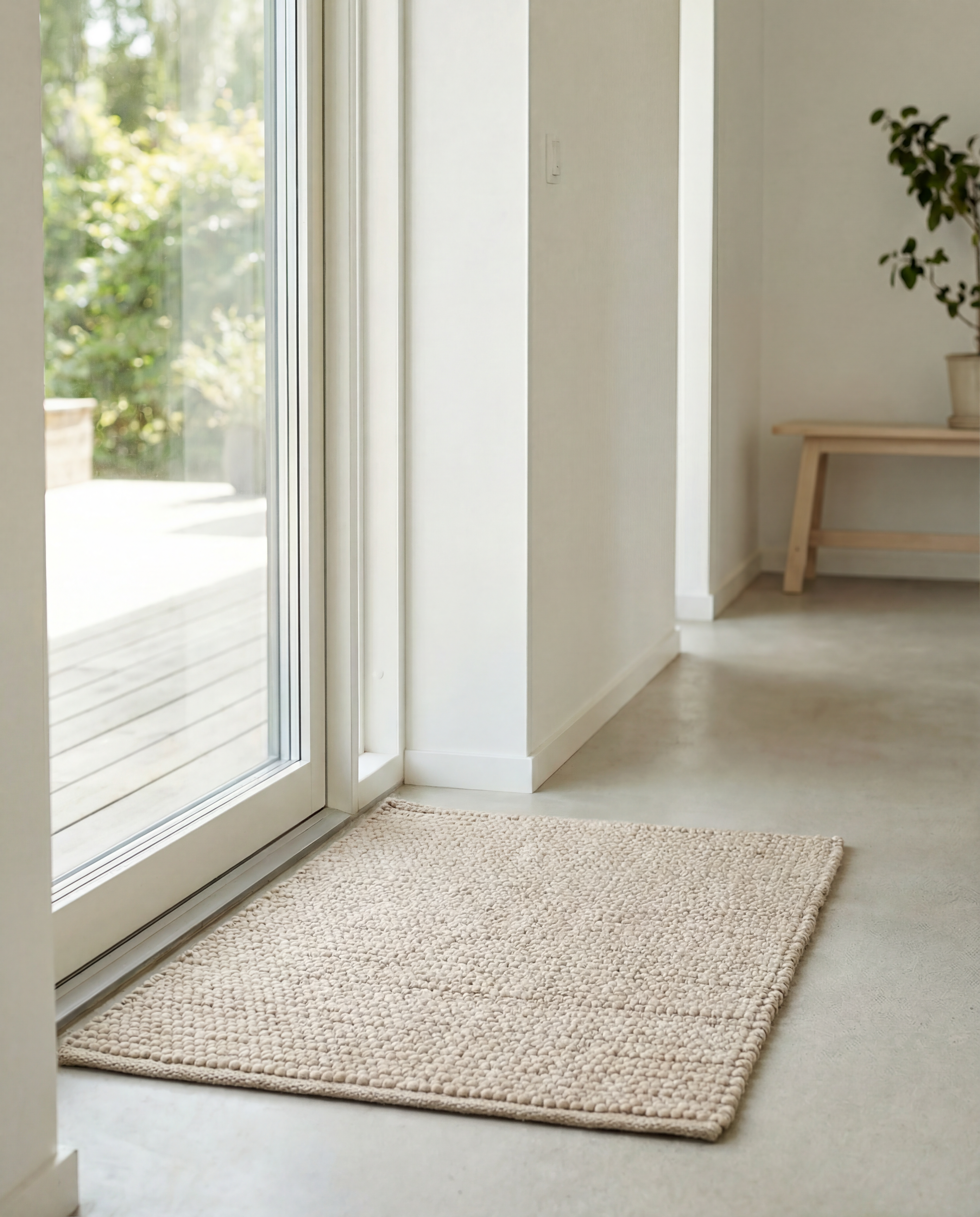 MERINO DOORMAT, WOOL, OAT