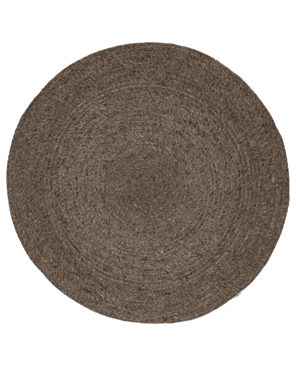 Rug Merino Brown – Round