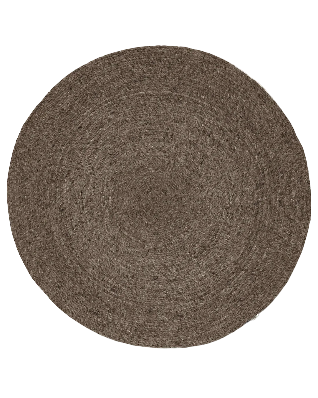 Rug Merino Brown – Round
