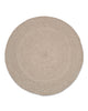 MERINO Round Wool Rug, Oat