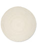 MERINO Round Wool Rug, White