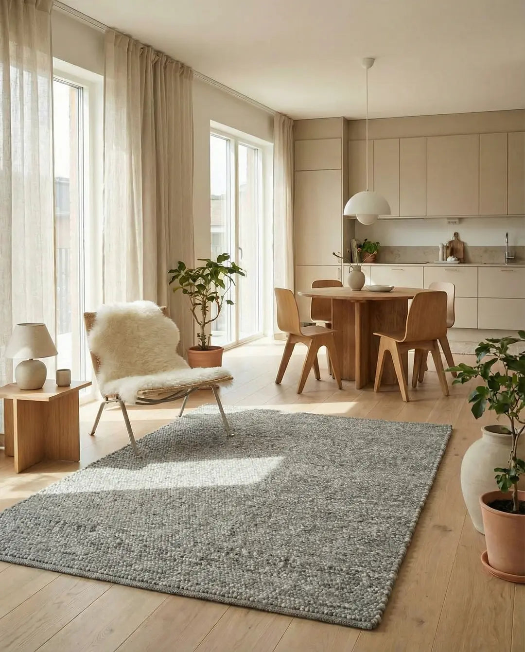 Rug Merino Grey