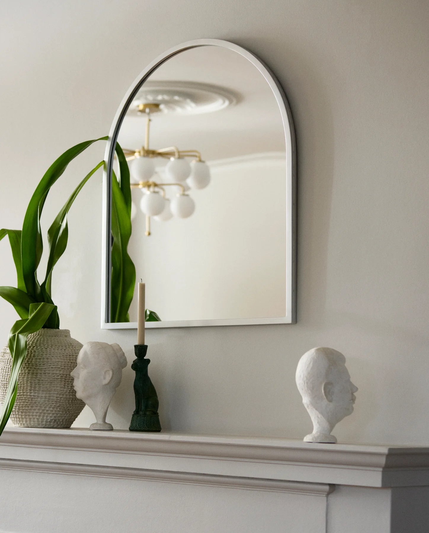 FALCO MIRROR SLIM, CHROME, Small, 77 x 90 CM