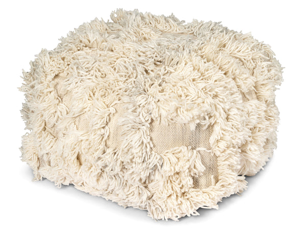 Pouf Rio Ivory/Melange, Wool