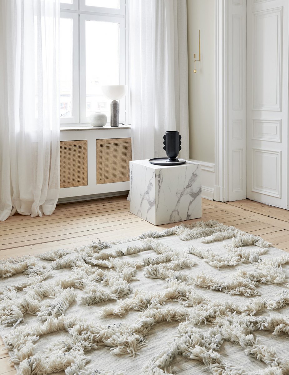 RIO WOOL RUG, Ivory Melange,  MANY SIZE