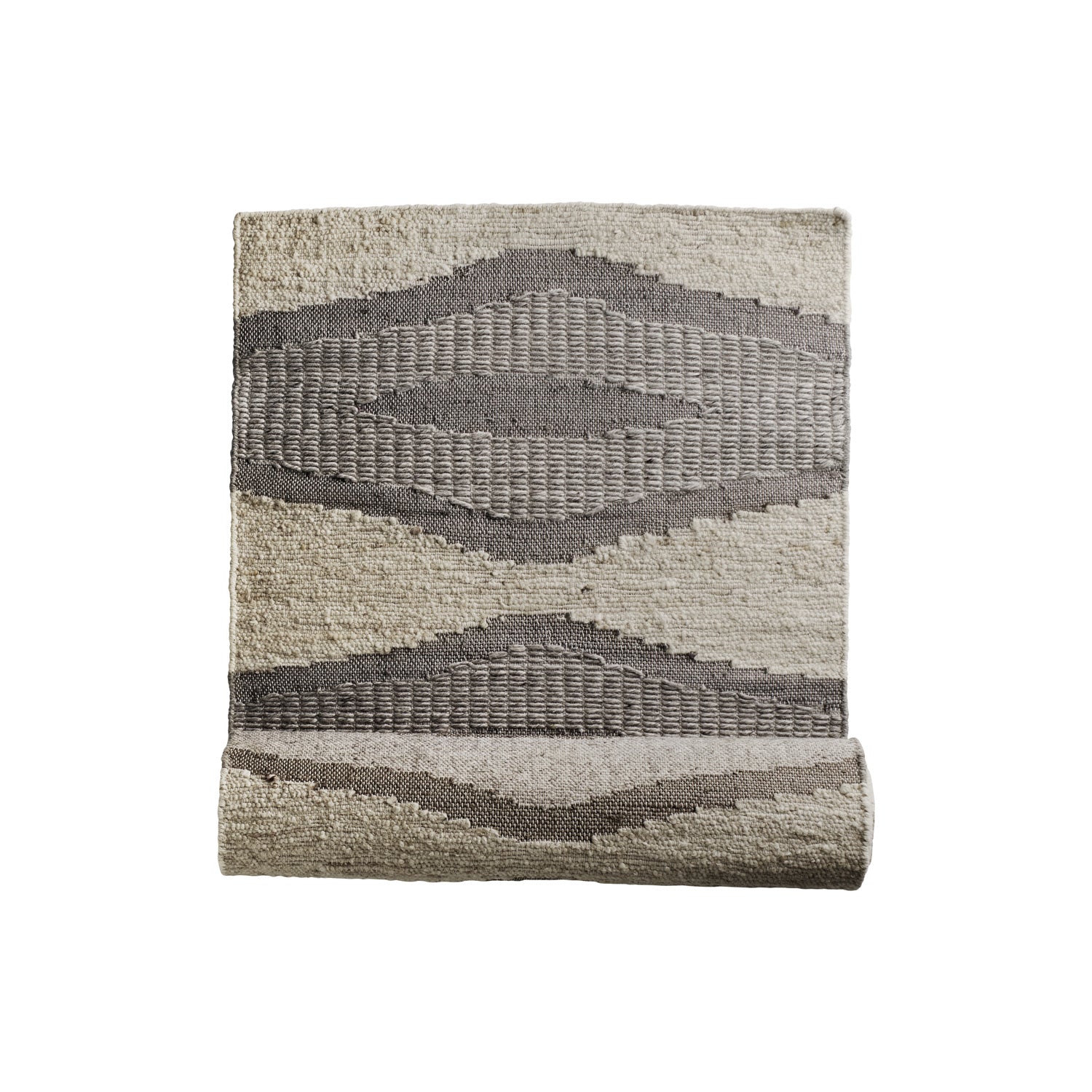 JUTE WAVES RUG, WOOL & JUTE