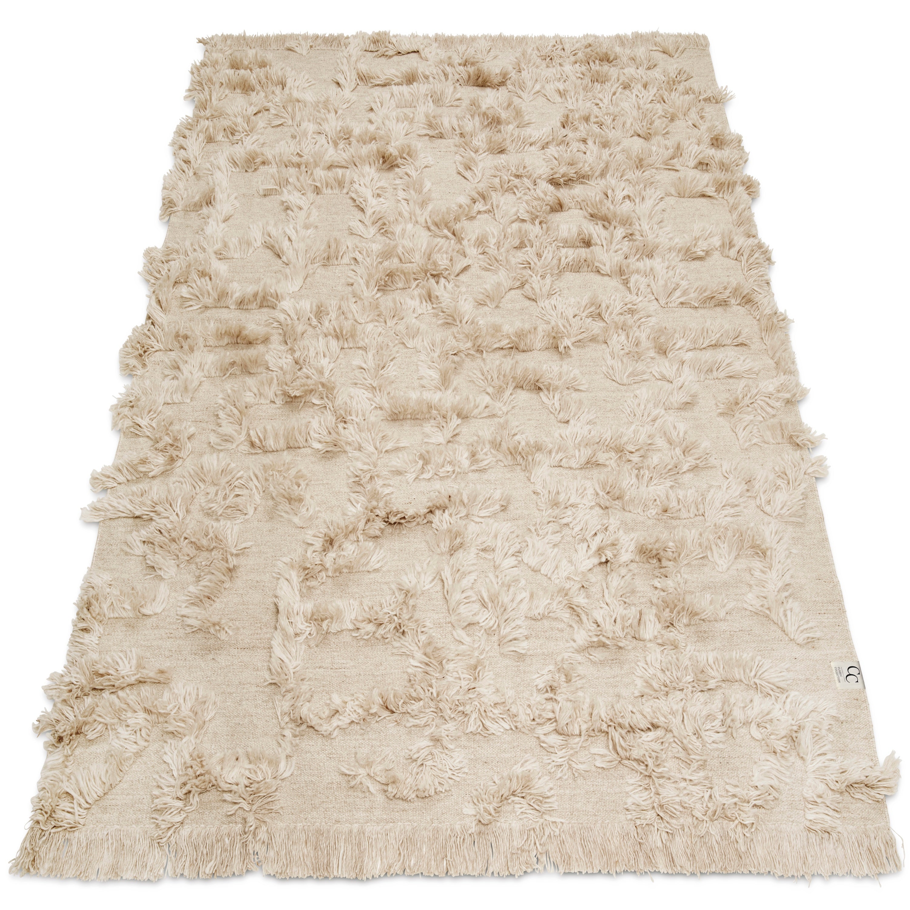 RIO WOOL RUG, Beige,  MANY SIZE