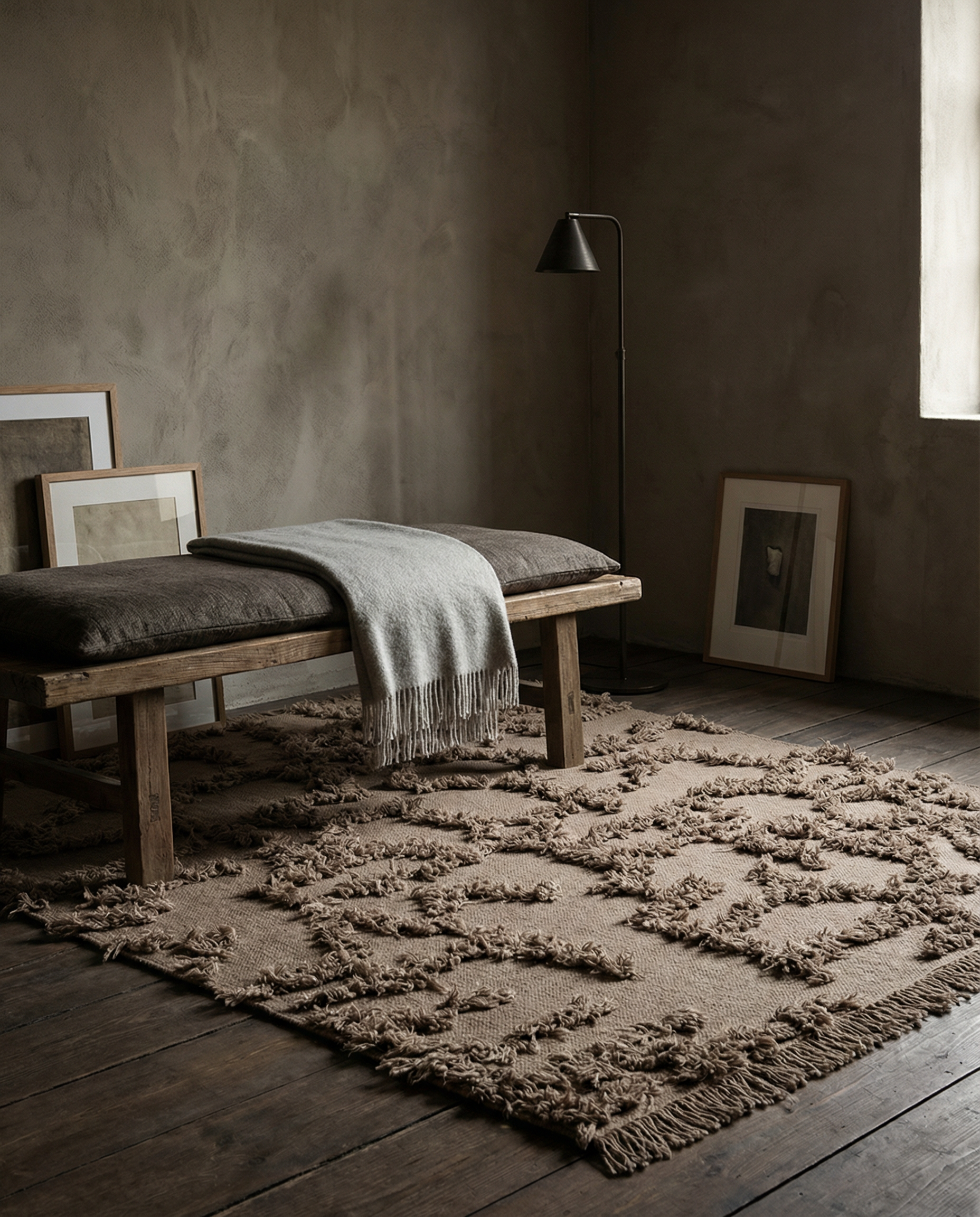 RIO WOOL RUG, CAPPUCCINO, MANY SIZE