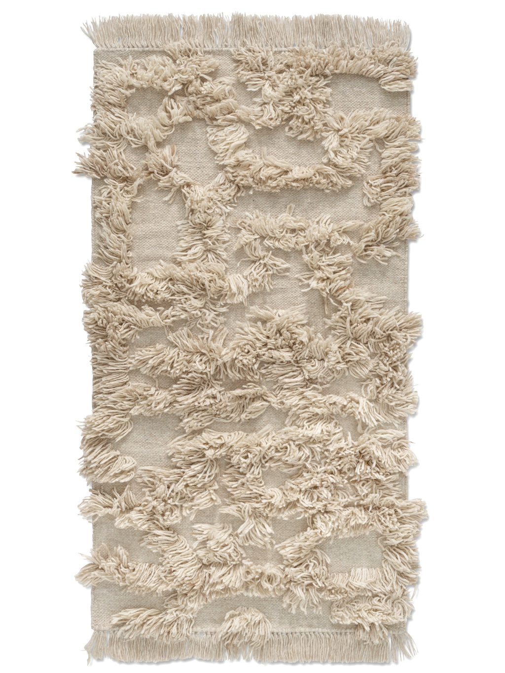 RIO RUNNER, WOOL, Beige,  80 x 150