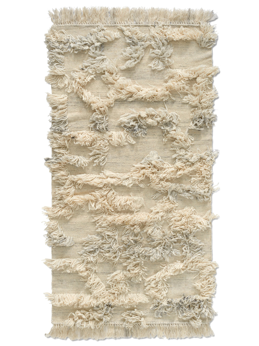 RIO RUNNER, WOOL, Ivory Melange,  80 x 150