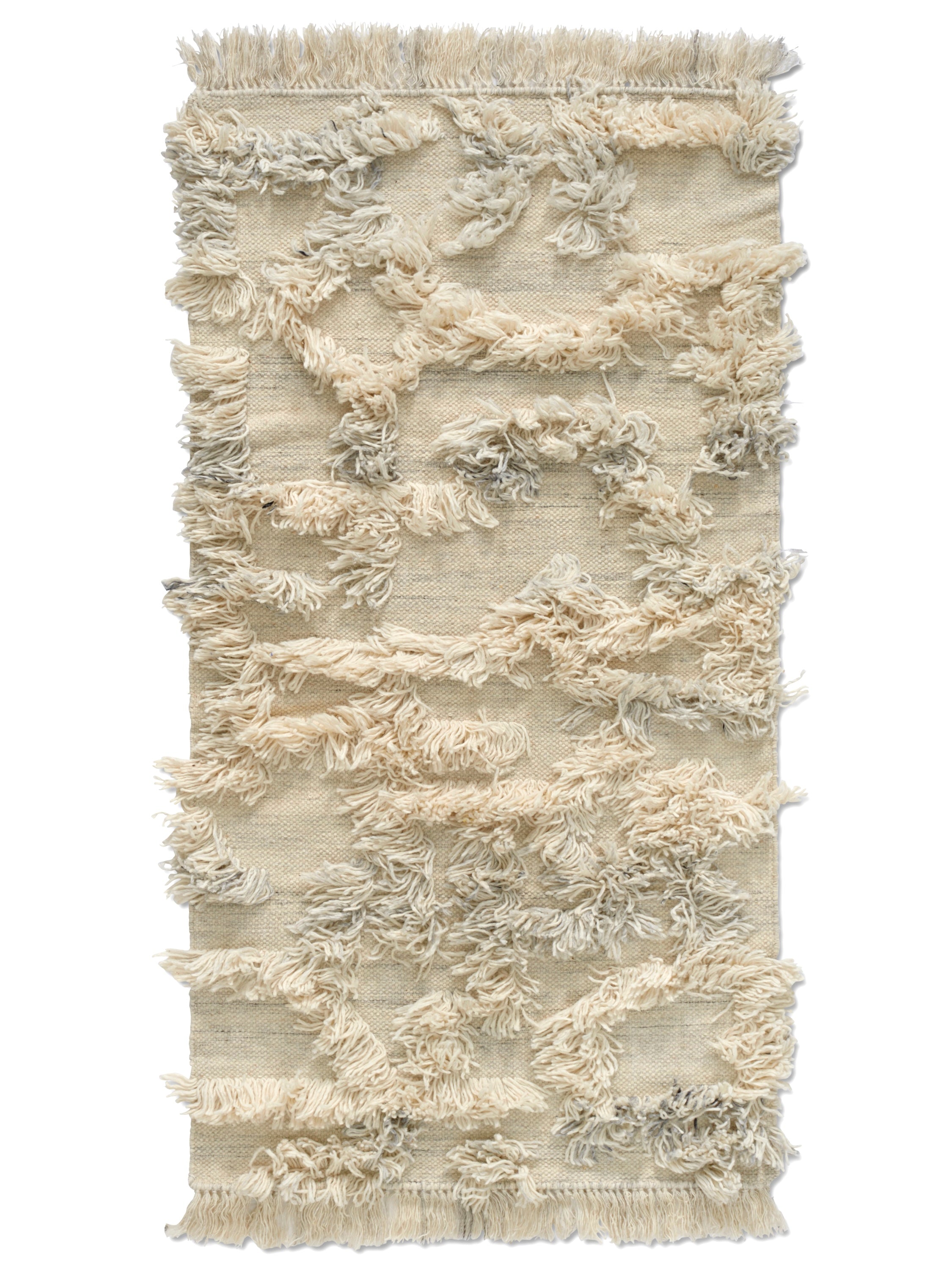 RIO RUNNER, WOOL, Ivory Melange,  80 x 150