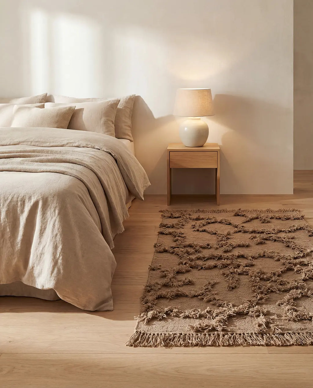 RIO RUNNER, WOOL, Cappuccino,  80 x 150
