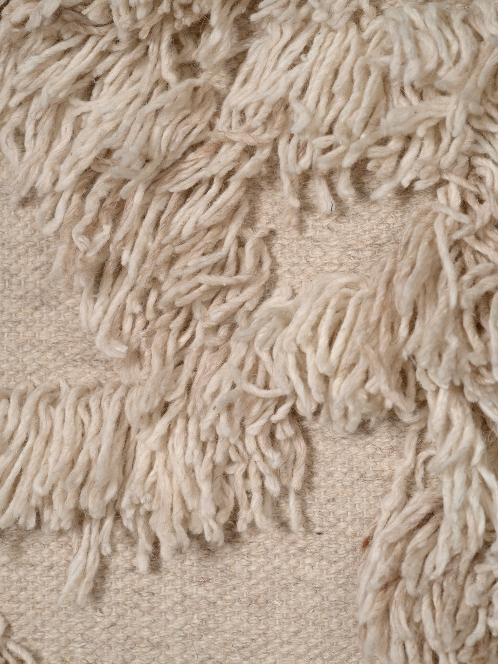 RIO Wall Hanger, Wool, Beige, 100 x 100