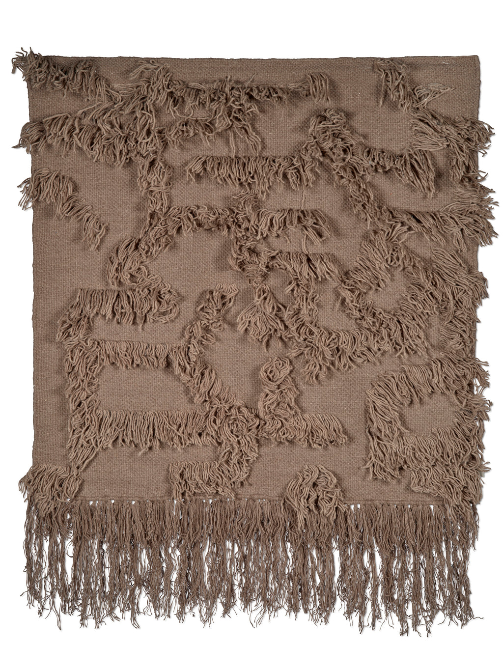 RIO Wall Hanger, Wool, Cappuccino, 100 x 100