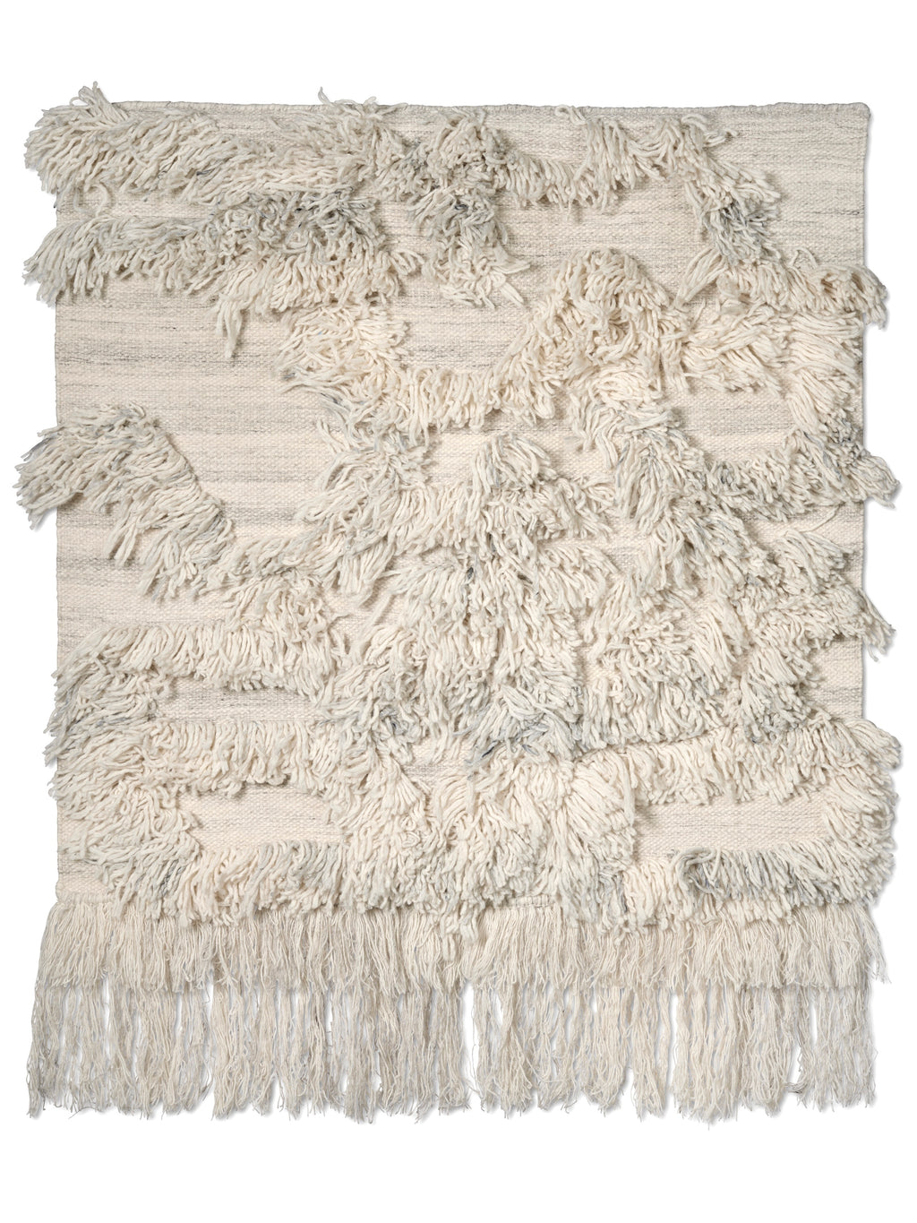 RIO Wall Hanger, Wool, Ivory Melange, 100 x 100