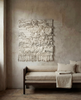 RIO Wall Hanger, Wool, Ivory Melange, 100 x 100