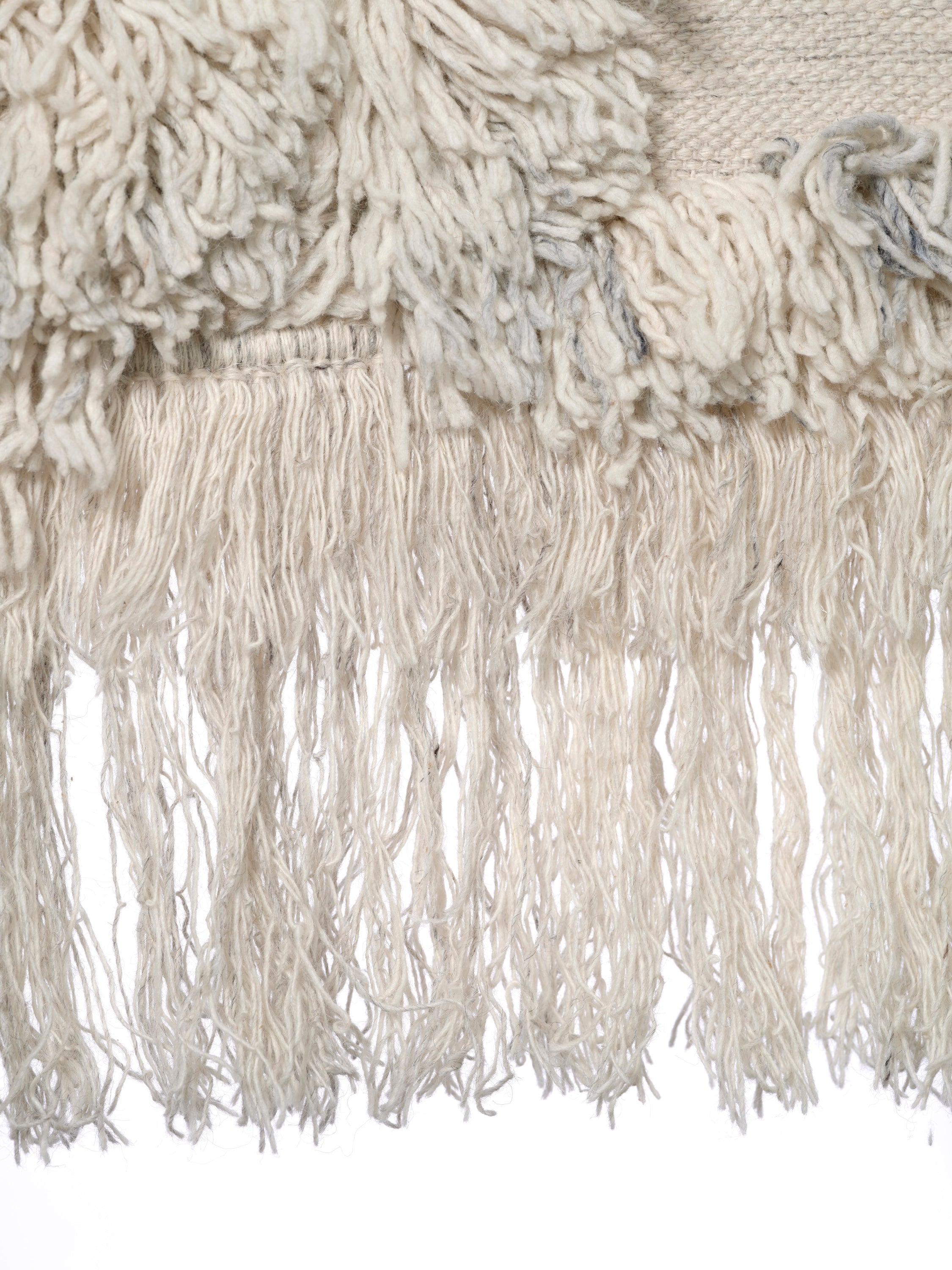 RIO Wall Hanger, Wool, Ivory Melange, 100 x 100