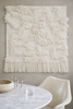 RIO Wall Hanger, Wool, Off white, 100 x 100