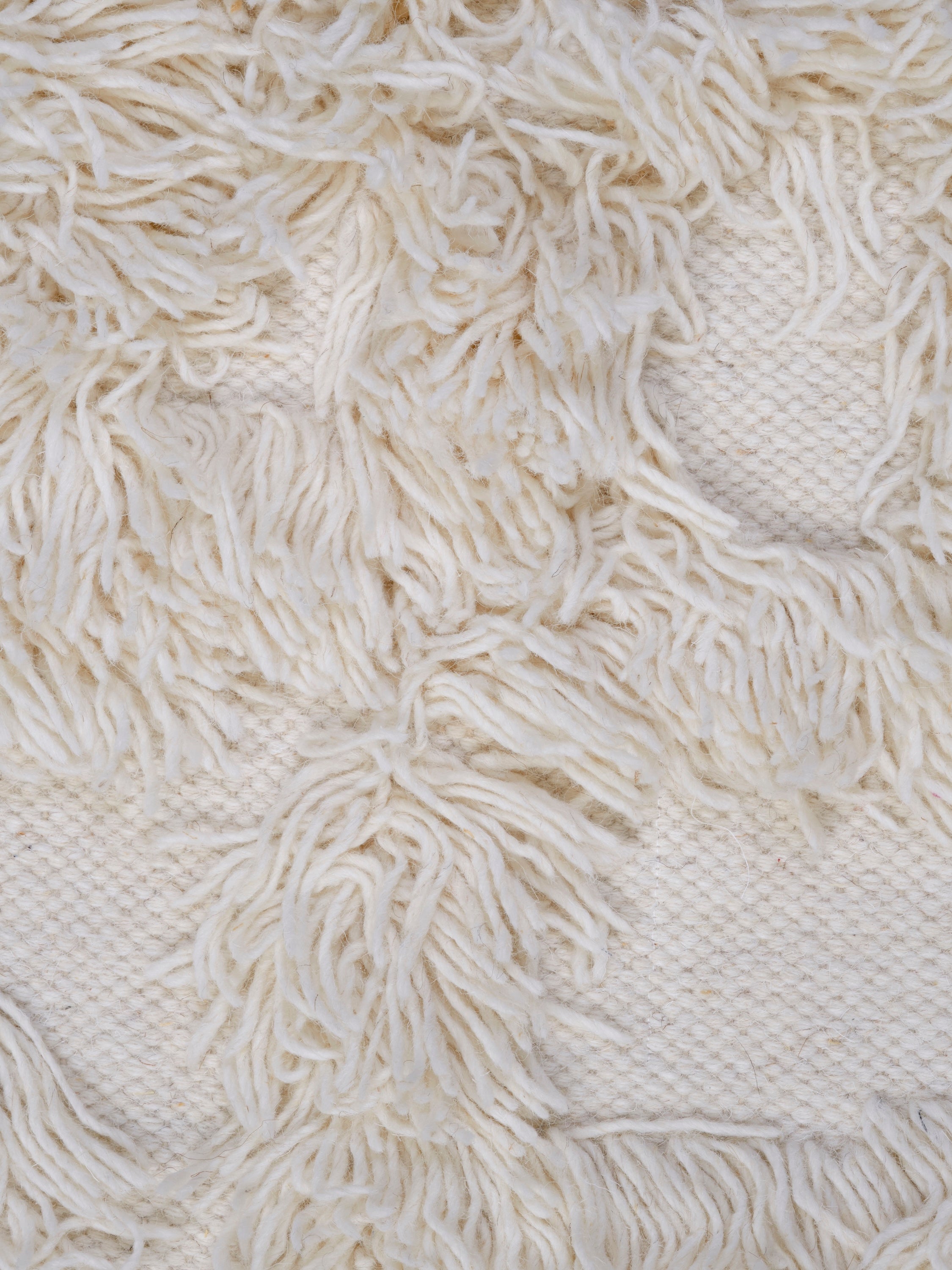 RIO Wall Hanger, Wool, Off white, 100 x 100