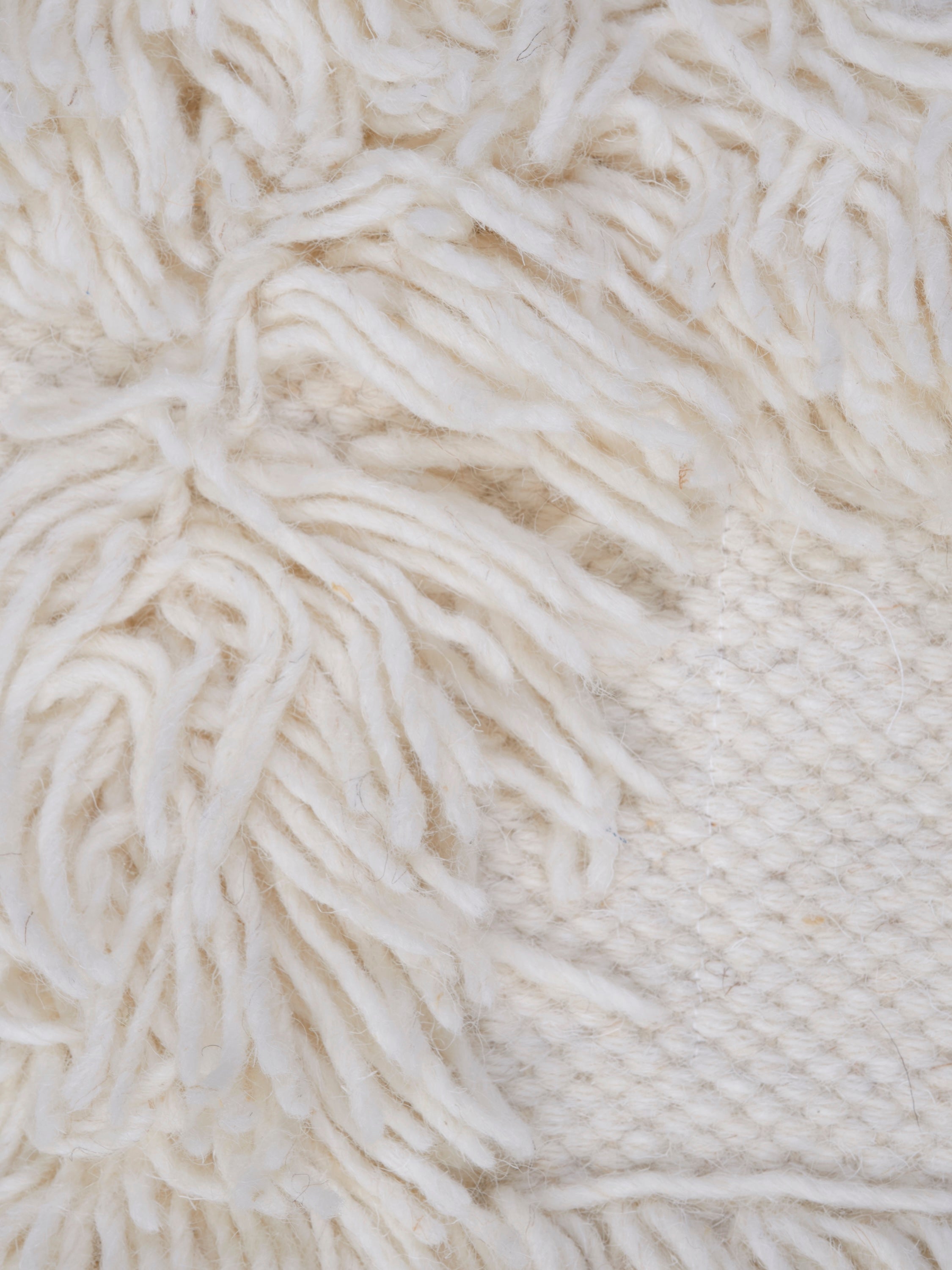RIO Wall Hanger, Wool, Off white, 100 x 100