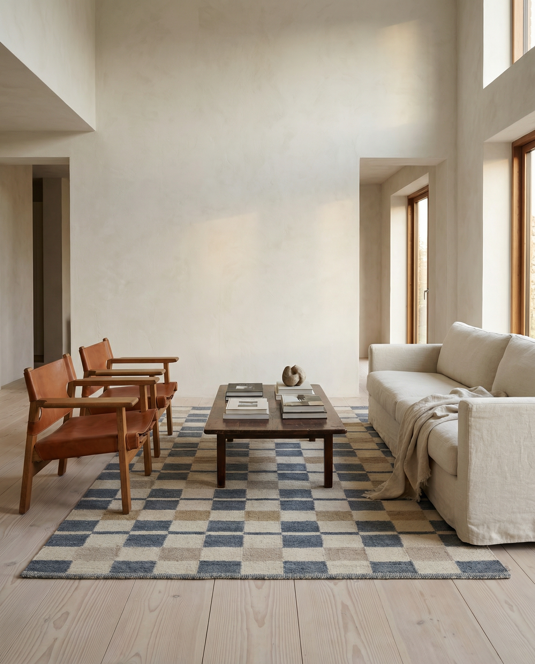 RUTVIK WOOL RUG, INDIGO, MANY SIZE
