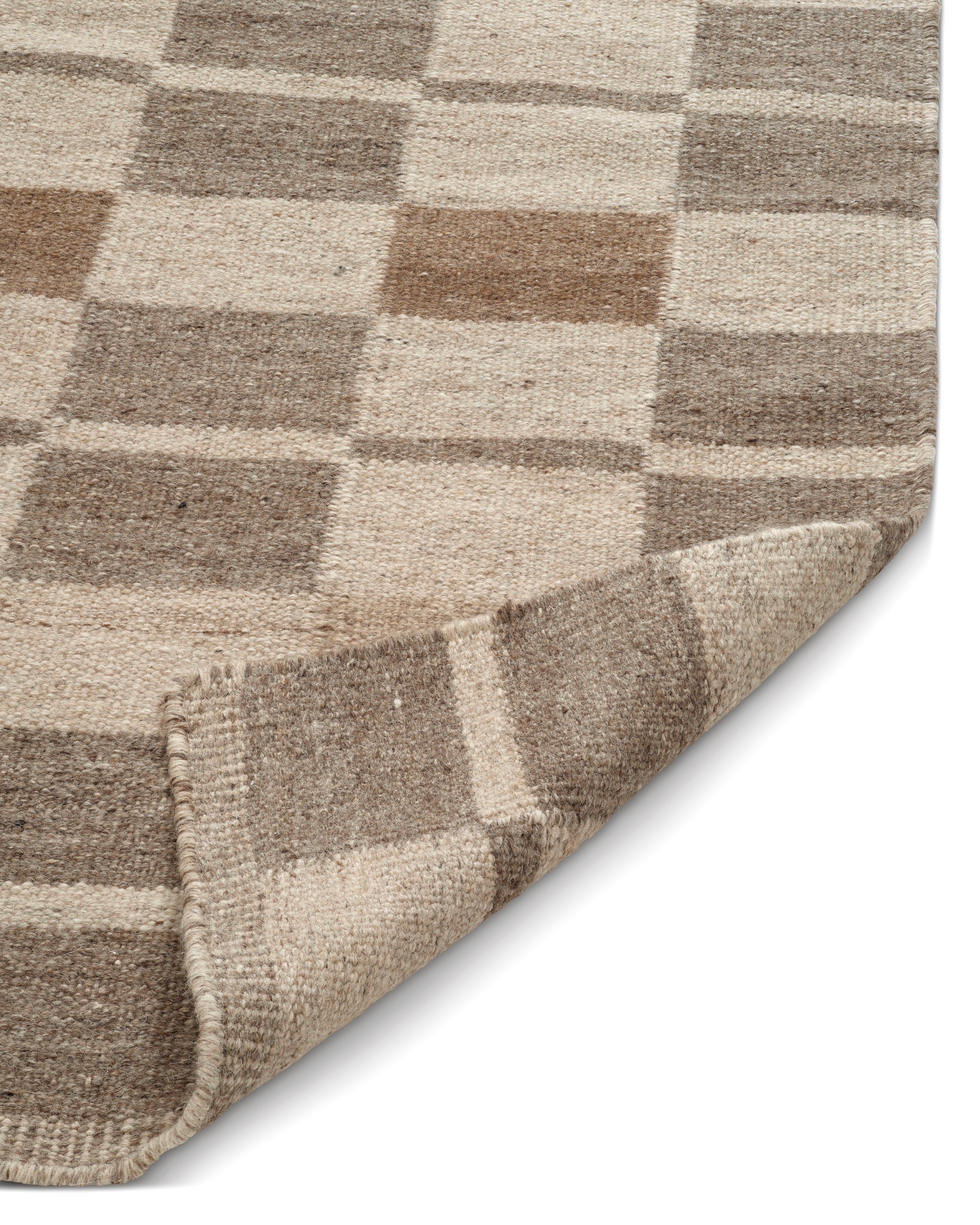 RUTVIK RUNNER, WOOL, EARTH,  80 x 250