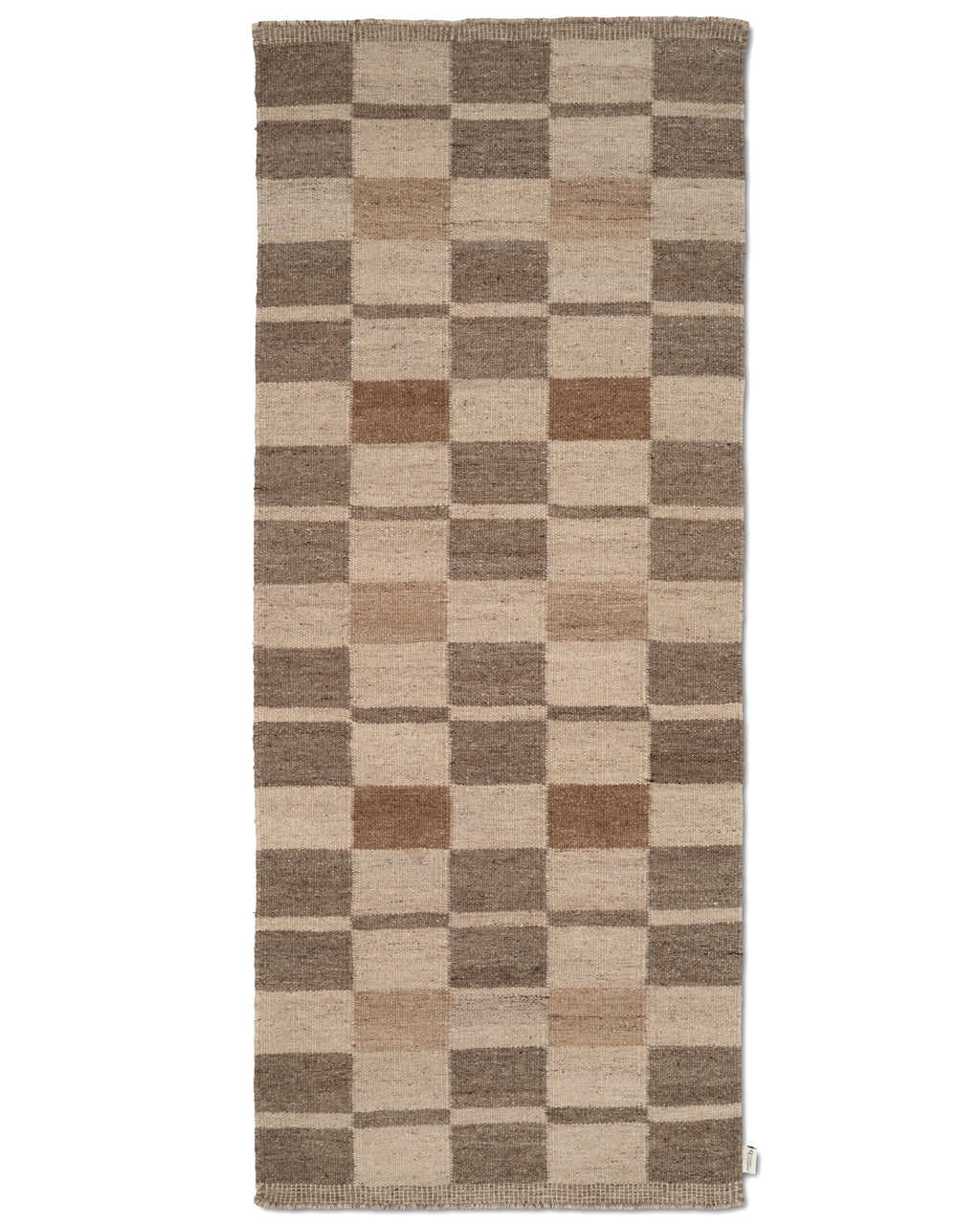 RUTVIK RUNNER, WOOL, EARTH,  80 x 250