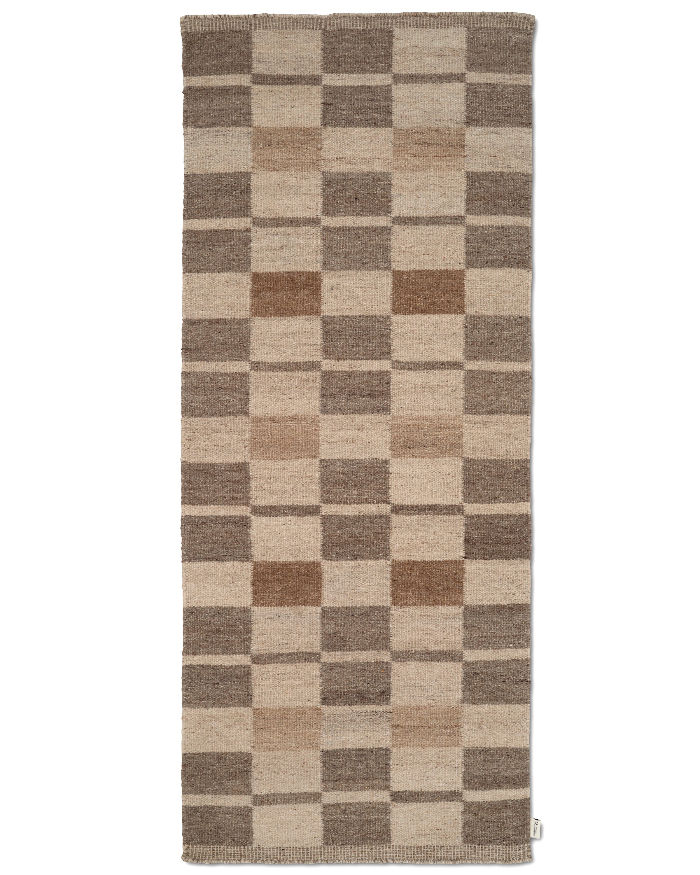 RUTVIK RUNNER, WOOL, EARTH,  80 x 250