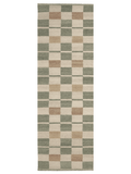 RUTVIK RUNNER, WOOL, OLIVE,  80 x 250