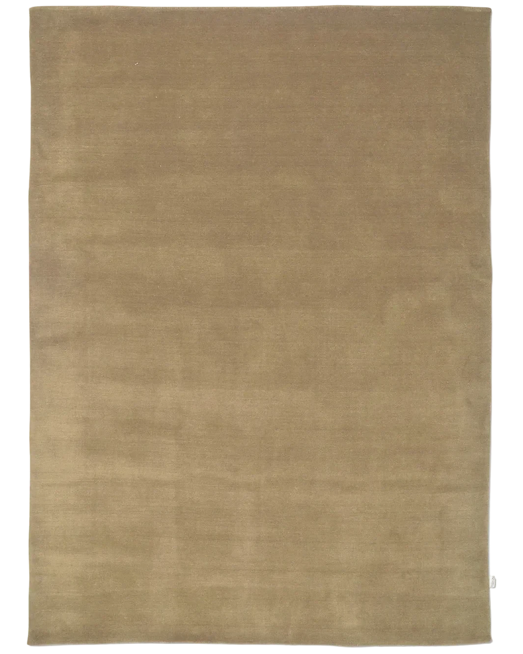 Beige rug on a white background