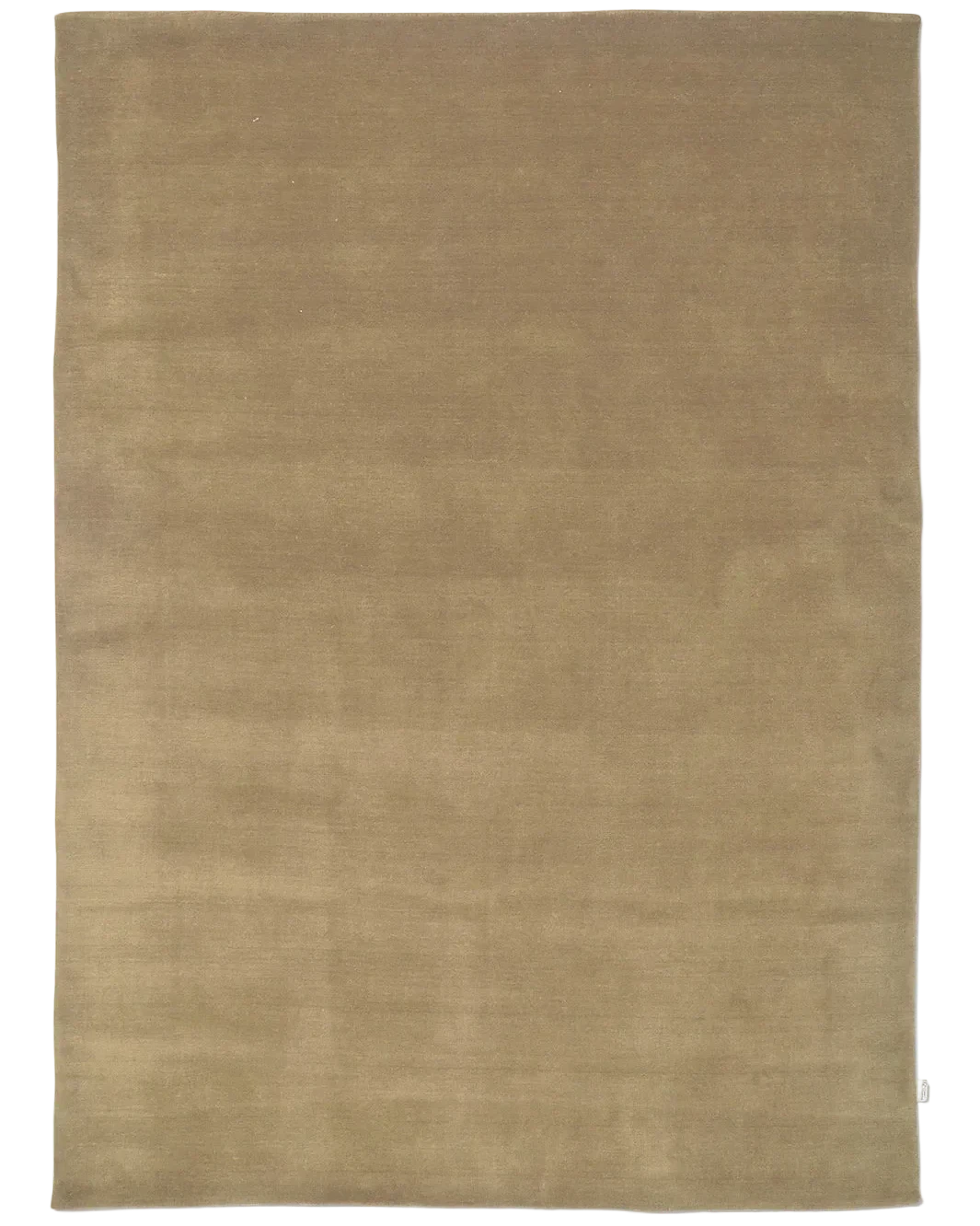 Beige rug on a white background