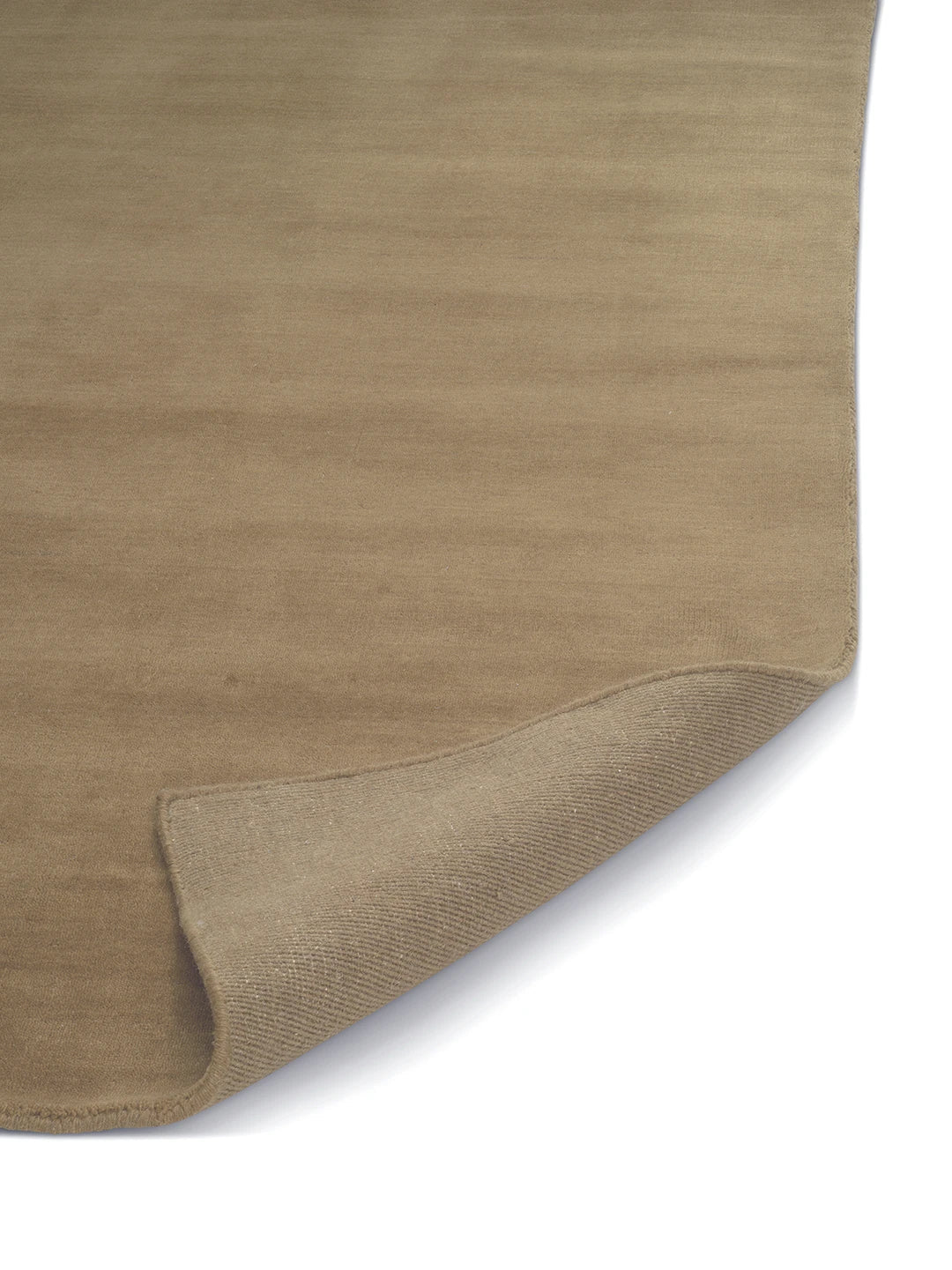 SOLID WOOL RUG - WHEAT
