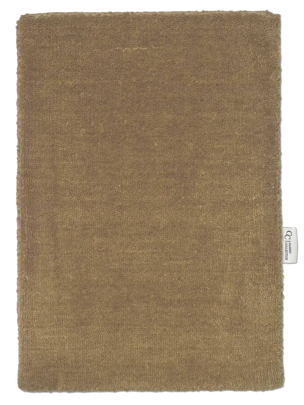 SOLID WOOL RUG - WHEAT