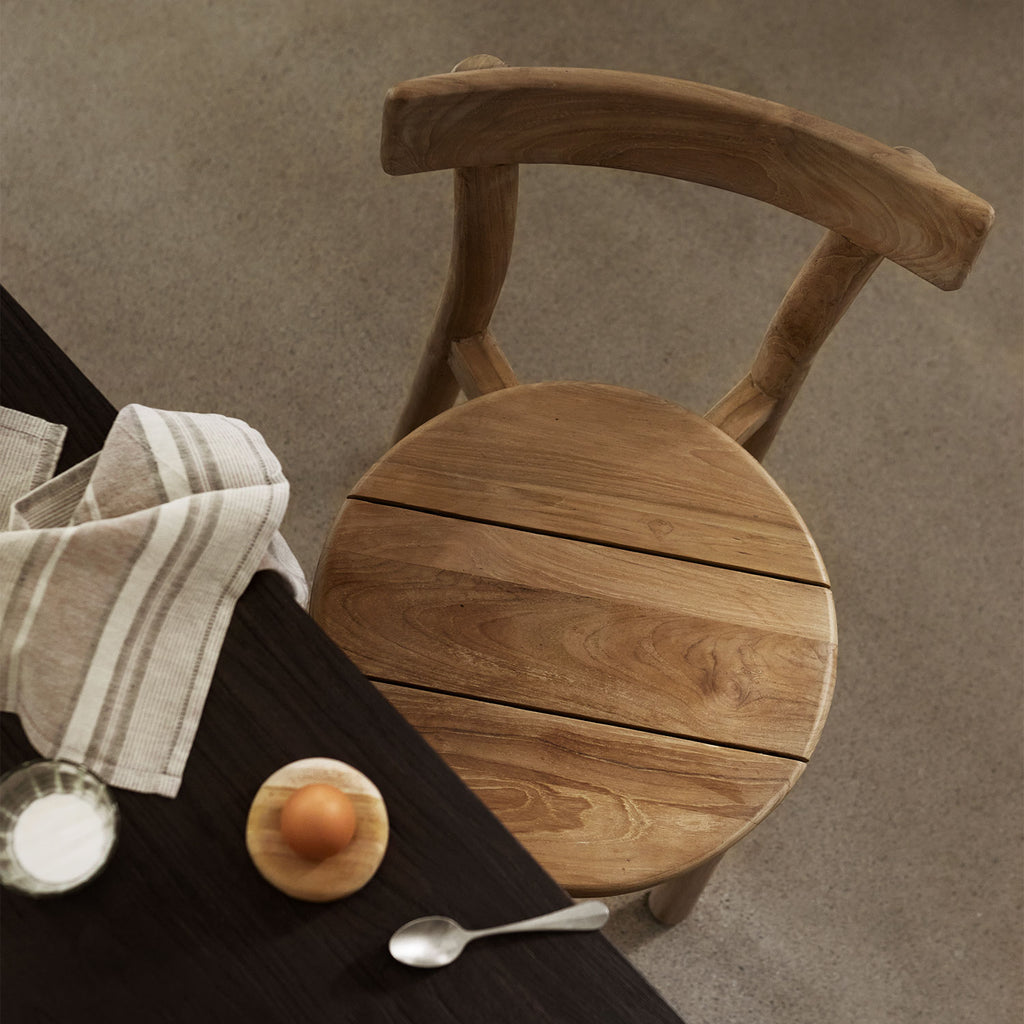 BARU CHAIR | TEAK | H 45 CM