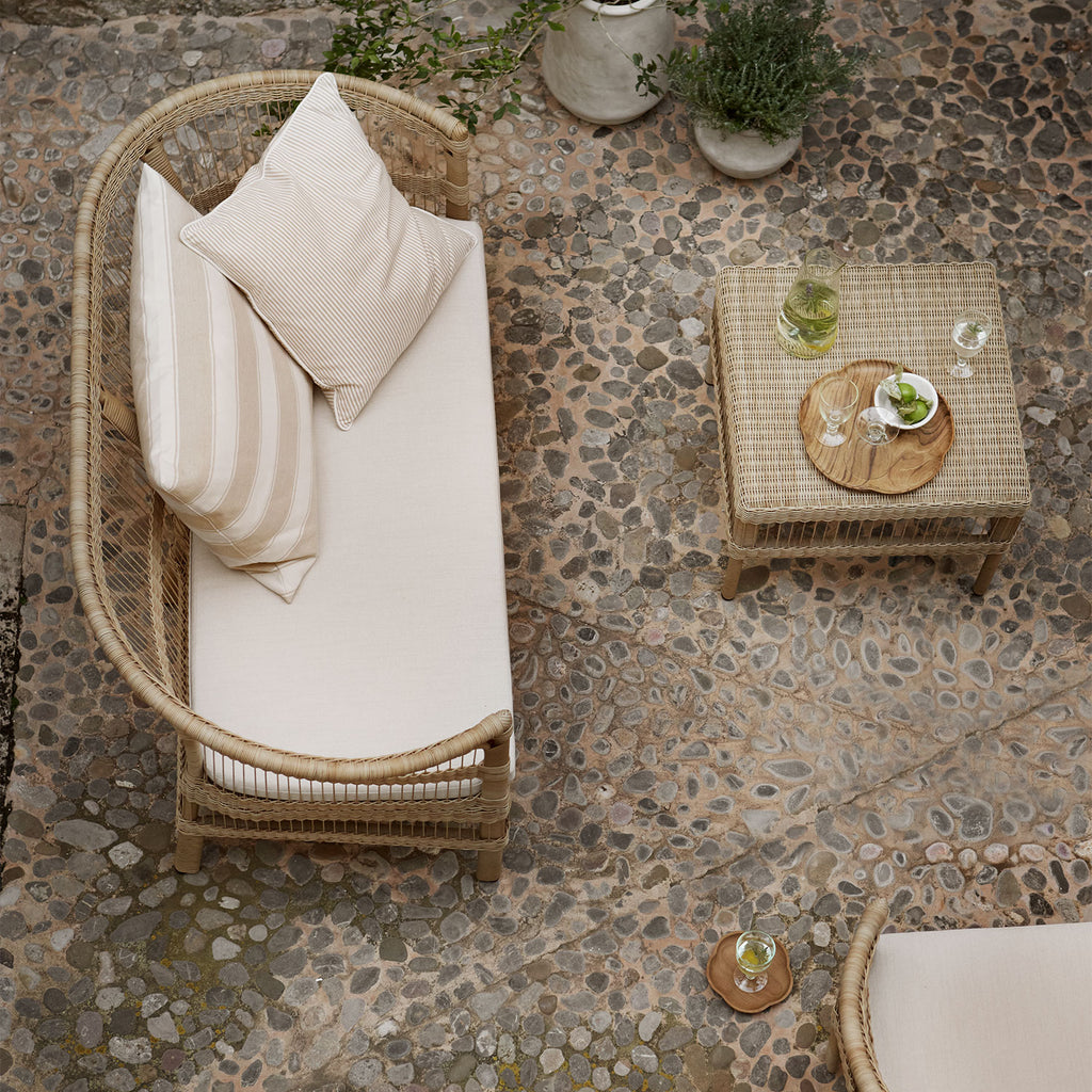 COMO LOUNGE TABLE | POLYRATTAN | 55 x 55, H 40 CM