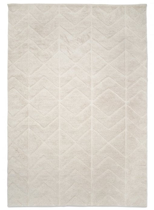 Soho Wool Rug, Ivory, MANY SIZE