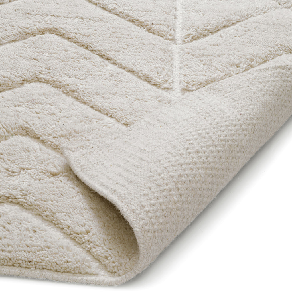 Soho Wool Rug, Ivory, MANY SIZE