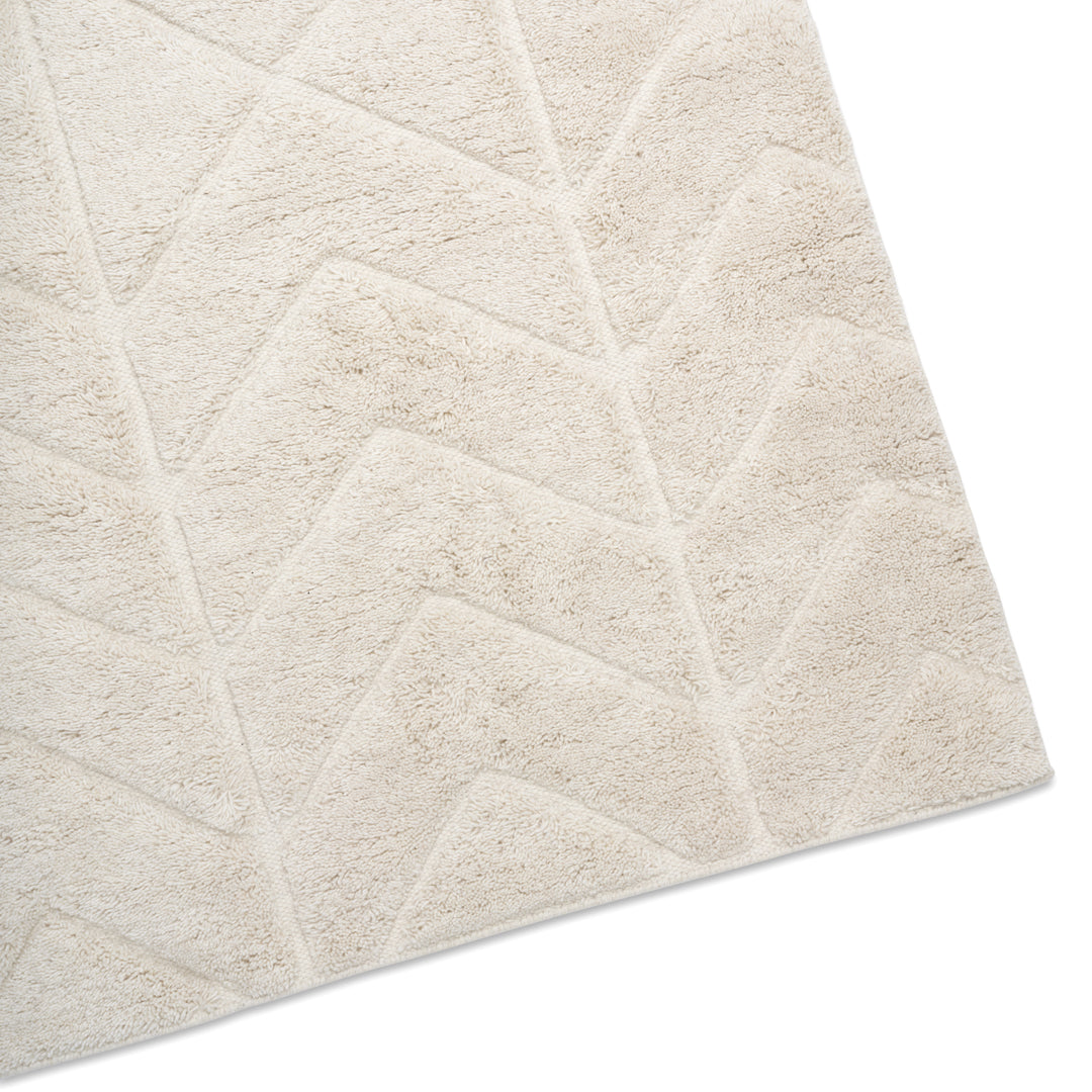 Soho Wool Rug, Ivory, MANY SIZE