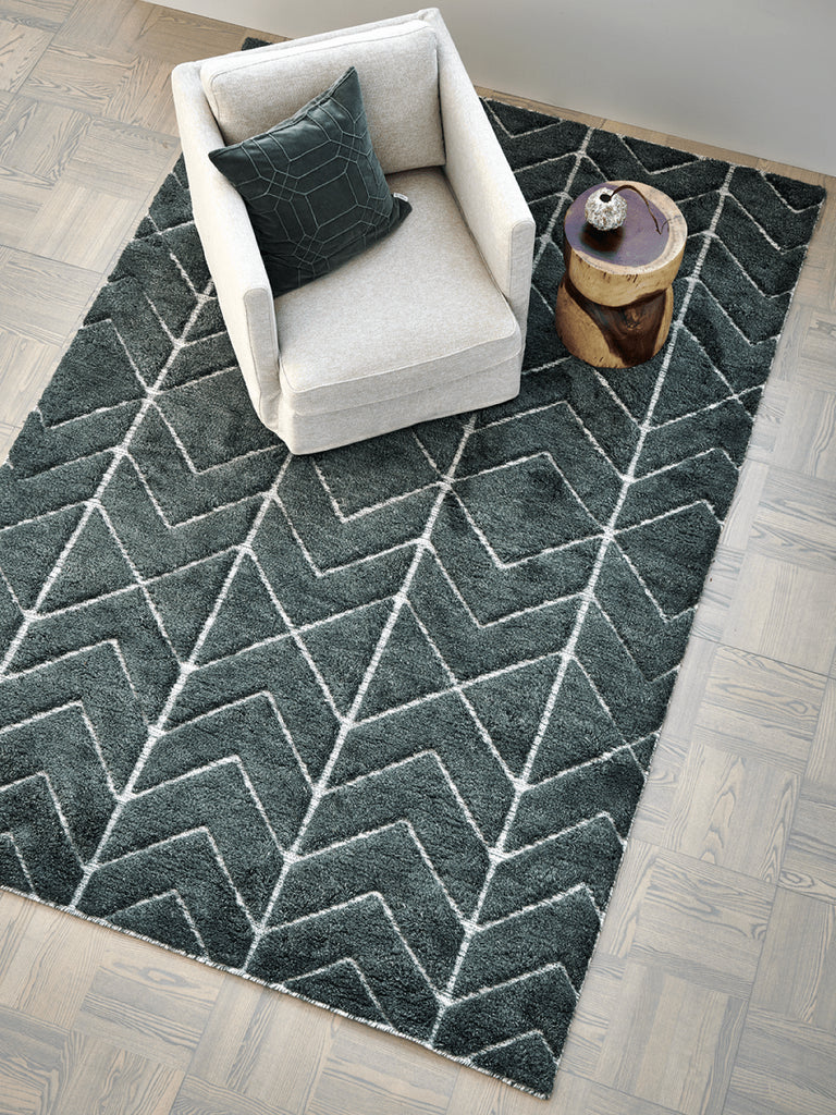 Soho Wool Rug, Smoked Pine, 170 x 230 cm