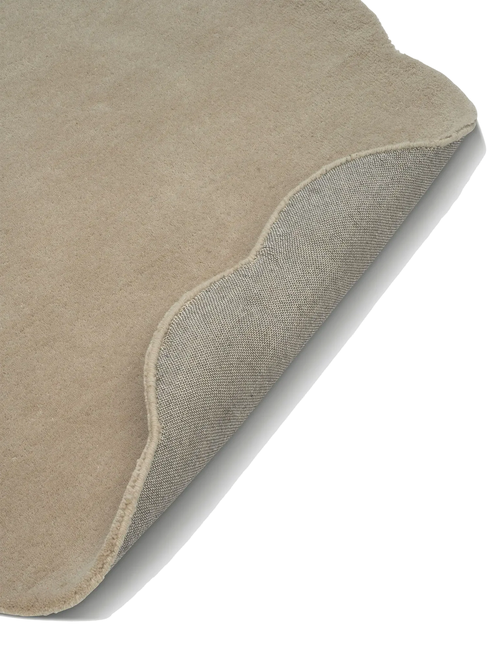 Shell Wool Rug, Sand,  Ø 120 cm