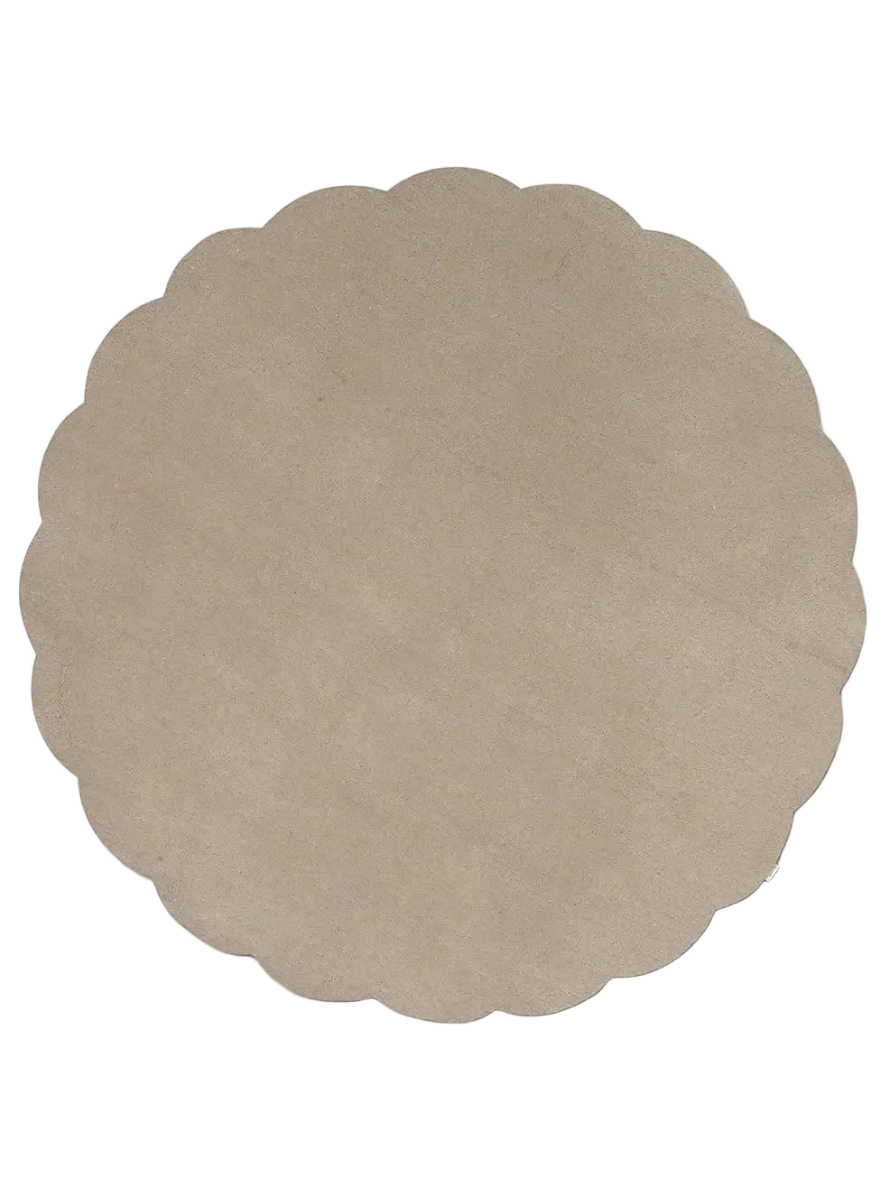 Shell Wool Rug, Sand,  Ø 120 cm