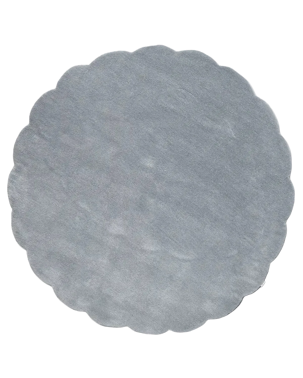 Shell Wool Rug, Blue,  Ø 120 cm